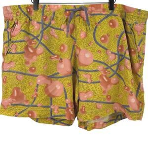 Earthbound Trading Co Boho Festival Pull On Shorts Colorful Hippie XXL